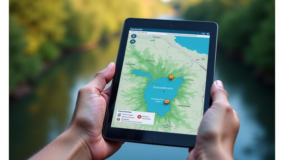 Interaktive Angelkarte Zentralschweiz mit Hotspots und Seen